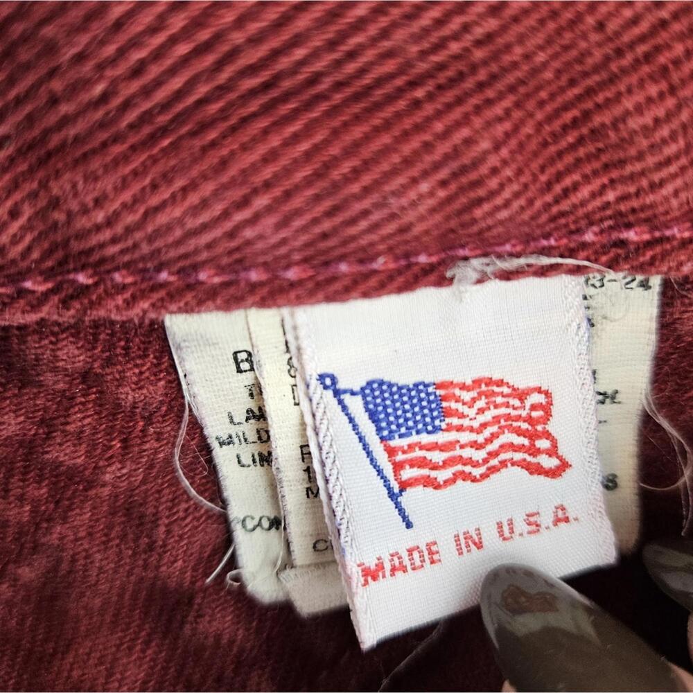 Rocky Mountain Clothing Co Rockies Red Vintage Cotton Denim Jeans Made in USA - Picture 8 of 12